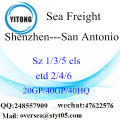 Shenzhen Port Sea Freight Penghantaran Untuk San Antonio